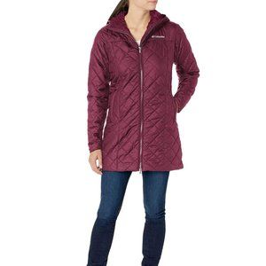 NWT Columbia Women's Copper Crest Long Jacket Maroon Size S-L $200 K366